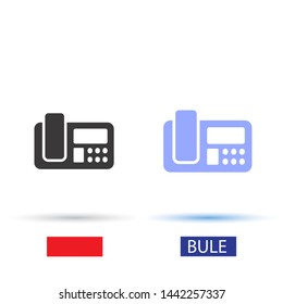Office Phone Vector icon . Lorem Ipsum Illustration design