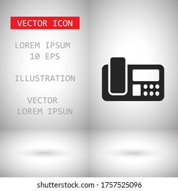 Office Phone Vector . Lorem Ipsum Illustration design