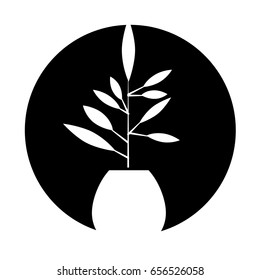 office plant isolated icon