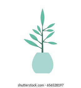 office plant isolated icon