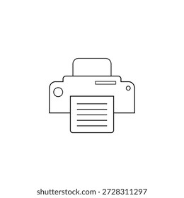 Ícone de impressão de escritório perfeito para impressão de documentos Pro Vetor computador
Ilustração de vetor. Ícone de vetor de impressora. Máquina de impressão Ícone minimalista da linha da impressora isolado no fundo branco. Ícone de contorno simples da fotocopiadora. Moderno dispositivo de impressora de escritório linear na vista frontal. equipamento de escritório Ilustração