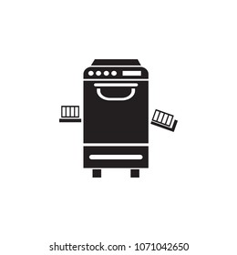 office printer icon. Element of printing house illustration. Premium quality graphic design icon. Signs and symbols collection icon for websites, web design, mobile app on white background