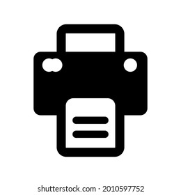 Office printer icon.document,printout (vector illustration)