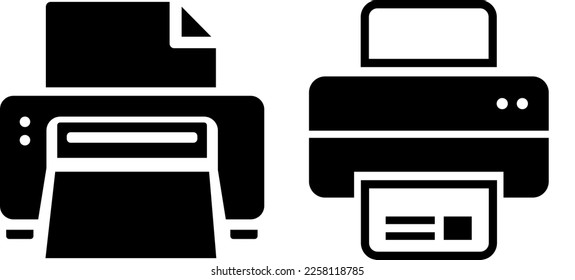 Office printer vector icon. filled flat sign for mobile concept and web design.Printer icon vector design illustration
