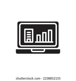 Ilustración del vector de iconos rellenados con fines de rendimiento de Office
