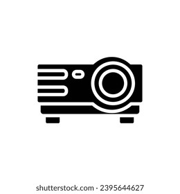 Office Projector Filled Icon Vector Illustration