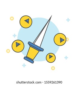 Office push pin icon - From Map, Navigation