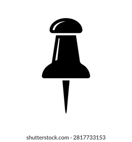 office push pin stationery supply icon