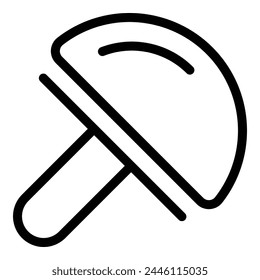 Office pushpin tool icon outline vector. Attachment pin. Reminder notes thumbtack