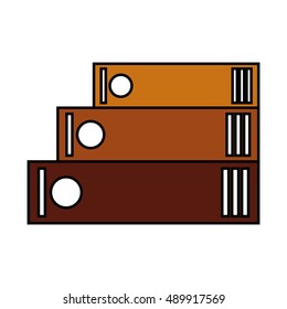 office records document icon vector illustration design