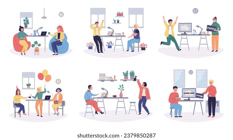 Office rest vector illustration. A company values employee well being creates conducive workplace for rest and relaxation Employment in supportive organization allows for opportunities to rest