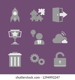 Office routine and management icons.