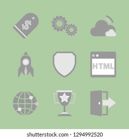 Office routine and management icons.