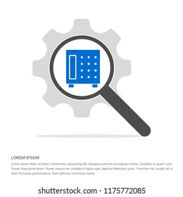 Office safe icon - Free vector icon