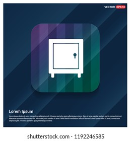 Office safe icon - Free vector icon
