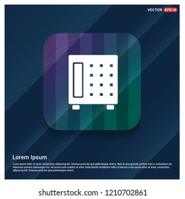 Office safe icon - Free vector icon