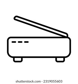 Office Scanner Icon Logo Design Vector Template Illustration Sign And Symbol Pixels Perfect