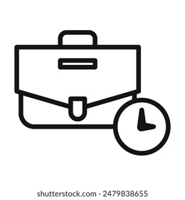 Office Schedule Icon Ideal for Time Management