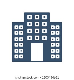 office or school building icon vector