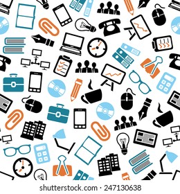 office seamless pattern