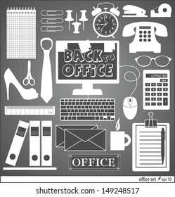 Office set abstract background.
