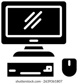 Office Setup Icon Element For Design