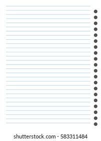 Office sheets of paper for web design