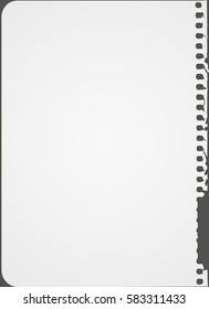Office sheets of pper for web design