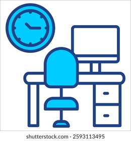 Office Simple Icon Vector Illustration Concept