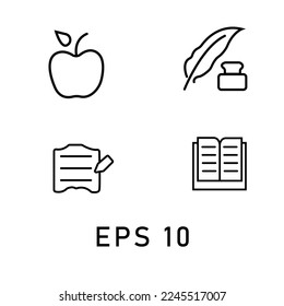 office simple vector line icon that is suitable for any purpose. Web design, mobile app.