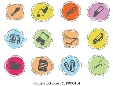 Office simply symbol for web icons and user interface