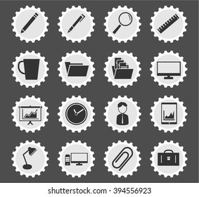 Office simply symbol for web icons and user interface