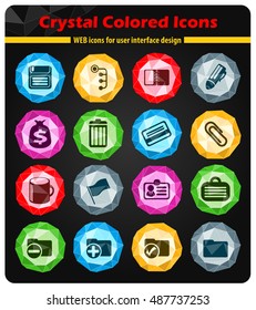 Office simply symbols for web and user interface