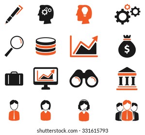 Office simply vector icon set