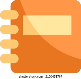 Office sketchbook, illustration, vector on a white background.