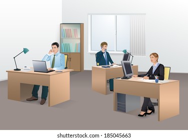 Office with Staff