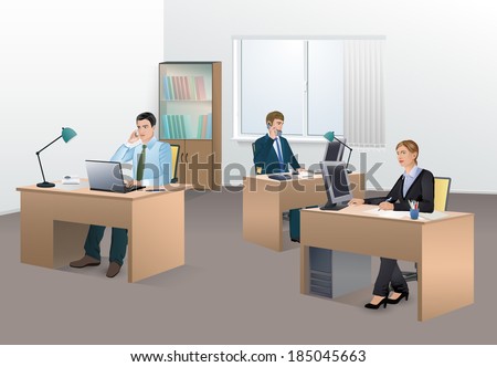 Office with Staff