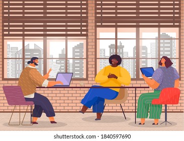 Office staff, work and communication. Head and subordinates. Various workers, managers team. Top managers employees of different levels. Office workers. Co-workers. Colleagues discuss project teamwork