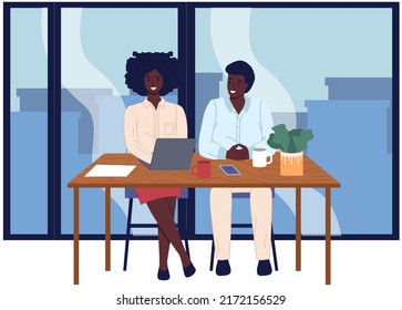 Personal de oficina, trabajo y comunicación. Jefe y subordinados. Varios trabajadores, gerentes. Empleados directivos de diferentes niveles. Trabajadores de oficina. Cotrabajadores. Colegas discuten el trabajo en equipo del proyecto