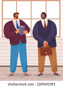 Office staff, work and communication. Head and subordinates. Various workers, managers team. Top managers employees of different levels. Office workers. Co-workers. Colleagues discuss project teamwork