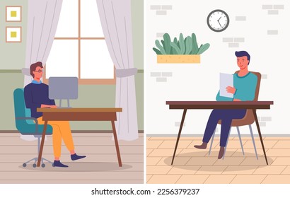 Büropersonal, Arbeit und Kommunikation. Leiter und Untergebenen. Verschiedene Arbeiter, Manager-Team. Top-Manager-Mitarbeiter auf verschiedenen Ebenen. Büroangestellte. Mitarbeiter. Kollegen diskutieren Projektteam