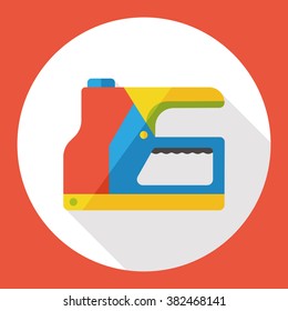 office stapler business flat icon