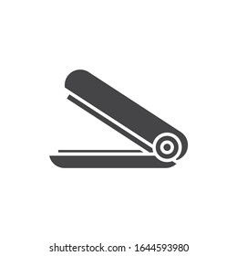 office stapler equipment stationery supply vector illustration silhouette on white background