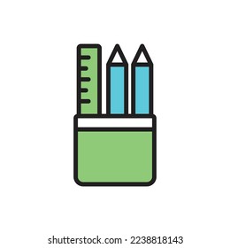 Office Stationary Icon Vector Illustration