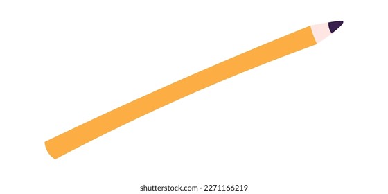 Office stationery flat icon Pencil for working. Vector illustration