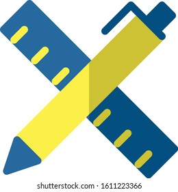 OFFICE STATIONERY ICON ILLUSTRATION FOR WEBSITE AND ONLINE SHOP MENU