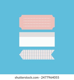 Office Stationery Notepad Vector Illustration