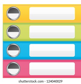 Office stationnary vector background.