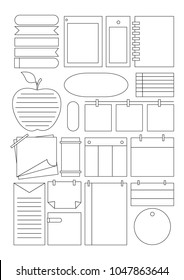 office stikers sketch notes