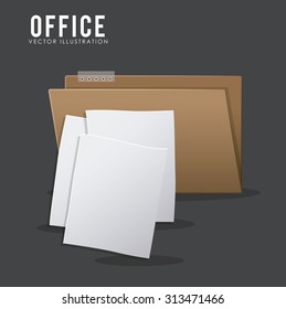 Office stuff digital design, vector illustration eps 10